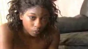 Black girl in very rough interracial sex