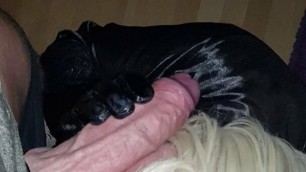 I can't get such a huge cock all the way into my throat