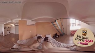 VR Porn Hot roommates enjoy their great sex