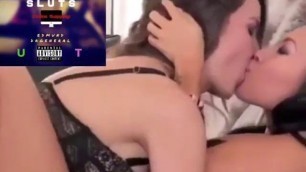 Two Sexy Girls Making Out To Instagram Sluts Song