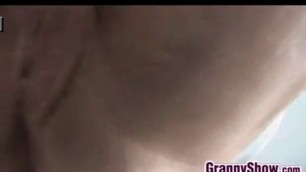Granny Shows Off Her Pussy Close Up