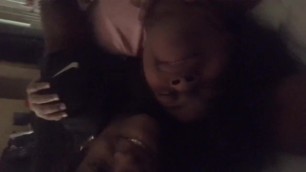 Thick Ebony Bitch Gets Fucked from the Side