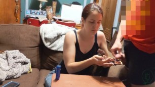 Eating a Brownie with Cum