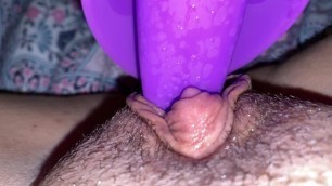 Licking my own Big Clit with my Tong Toy, Hot Video