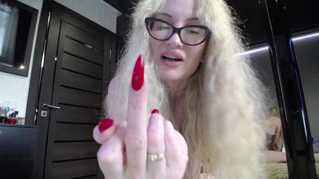 Losergasm. Middle Finger Humiliation for Losers