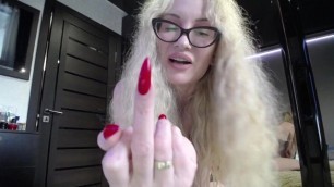 Losergasm. Middle Finger Humiliation for Losers