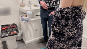Caught my Wife Sucking a Plumber's Dick.